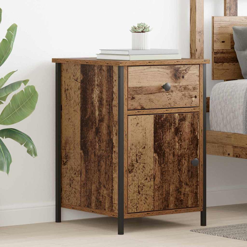 Bedside Cabinet Old Wood 40 x 42 x 60 cm Engineered Wood