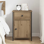 Bedside Cabinet Artisan Oak 40 x 42 x 60 cm Engineered Wood