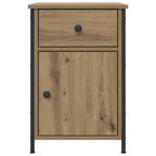 Bedside Cabinet Artisan Oak 40 x 42 x 60 cm Engineered Wood
