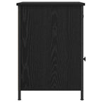 Bedside Cabinet Black Oak 40 x 42 x 60 cm Engineered Wood