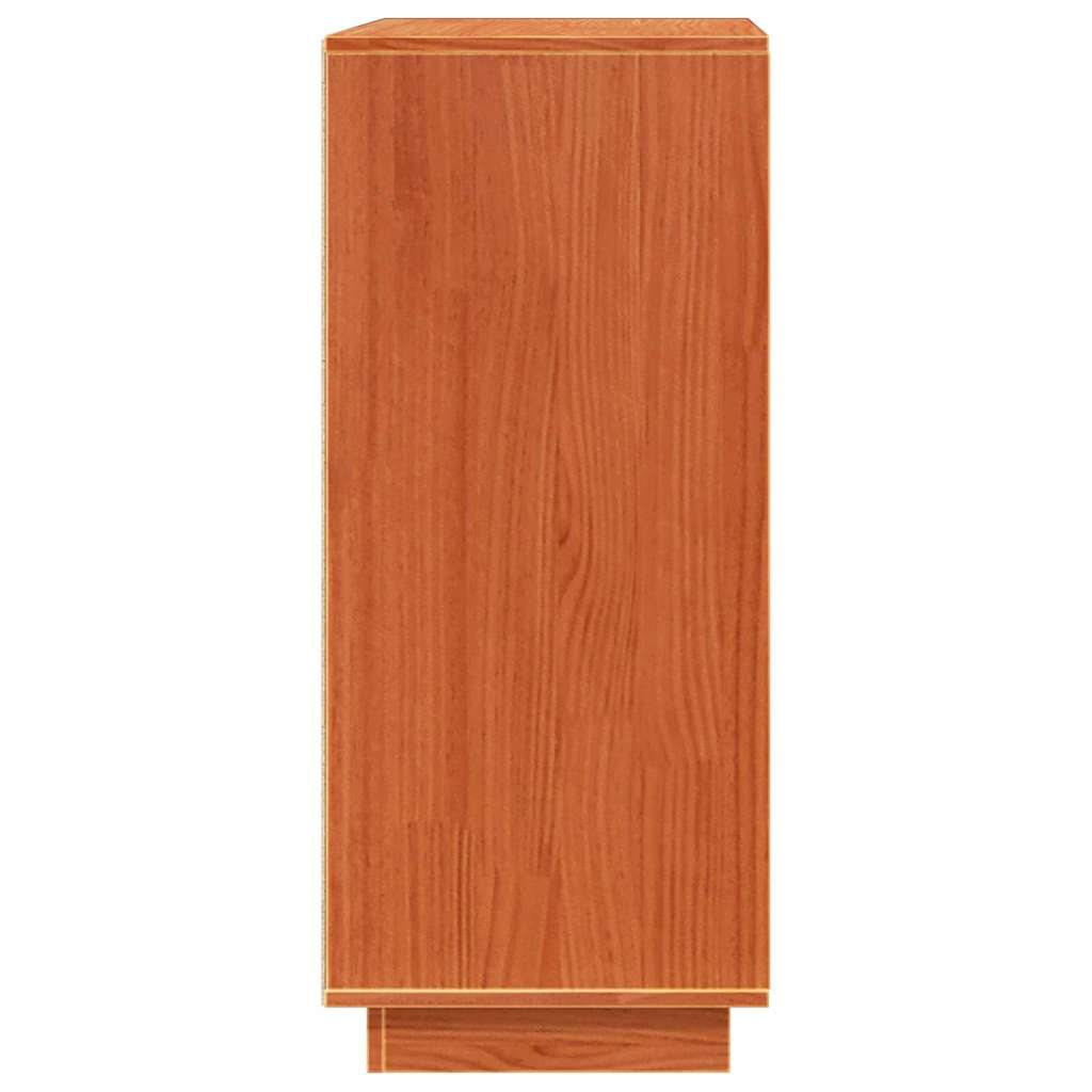 Sideboard Wax Brown 70 x 34 x 80 cm Solid Pine Wood