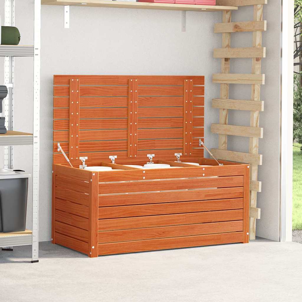 Storage Box Wax Brown 101 x 50.5 x 46.5 cm Engineered wood