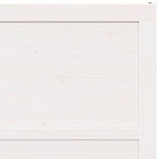 Barn Door White 100 x 2.5 x 208 cm Solid Pine Wood