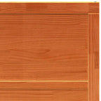 Barn Door Wax Brown 100 x 2.5 x 208 cm Solid Pine Wood