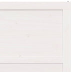 Barn Door White 90 x 2.5 x 208 cm Solid Pine Wood