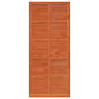 Barn Door Wax Brown 100 x 2.5 x 208 cm Solid Pine Wood
