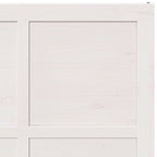 Barn Door White 80 x 2.5 x 208 cm Solid Pine Wood