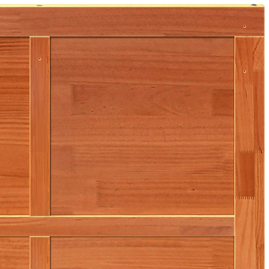 Barn Door Brown 80 x 2.5 x 208 cm Solid Pine Wood