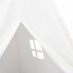 Teepee Tent White 120 x 120 x 150 cm Fabric and Plastic
