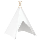 Teepee Tent White 120 x 120 x 150 cm Fabric and Plastic