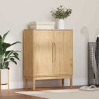 Sideboard Wax Brown 70 x 30 x 70.5 cm Solid Pine Wood