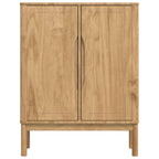 Sideboard Wax Brown 70 x 30 x 70.5 cm Solid Pine Wood