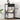 Bedside Cabinet 2 pcs Black oak 41 x 31 x 76 cm Engineered wood
