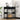 Bedside Cabinet Black oak Engineered wood