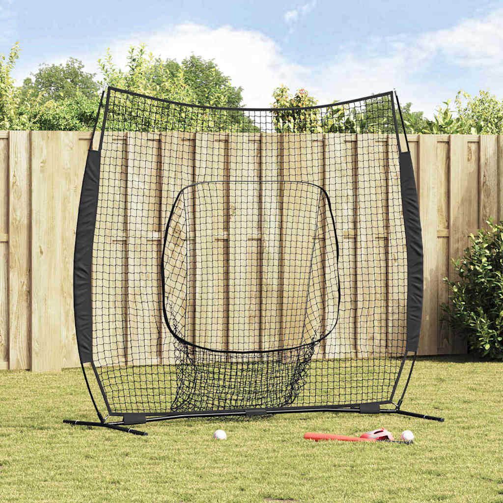 Baseball Practice Net Black 250 x 106 x 209 cm Polyester