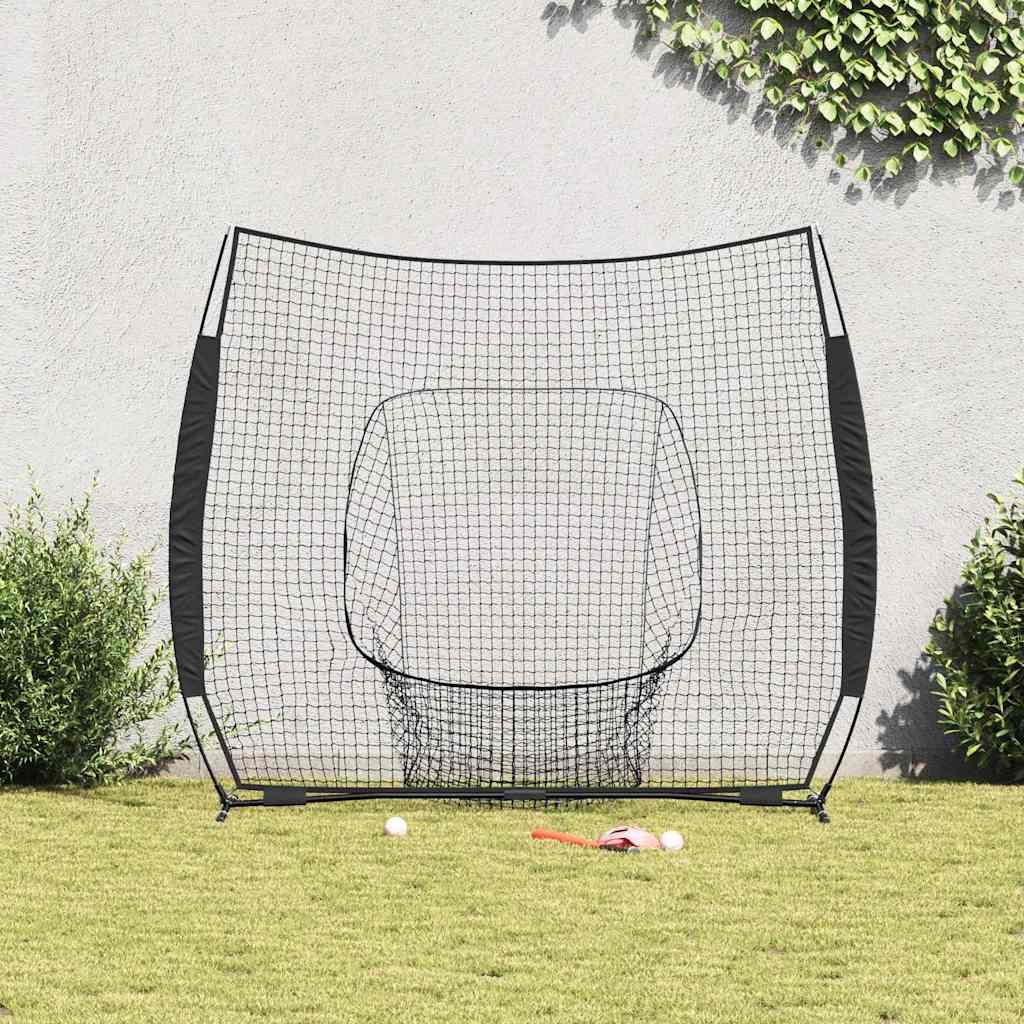 Baseball Practice Net Black 250 x 106 x 209 cm Polyester