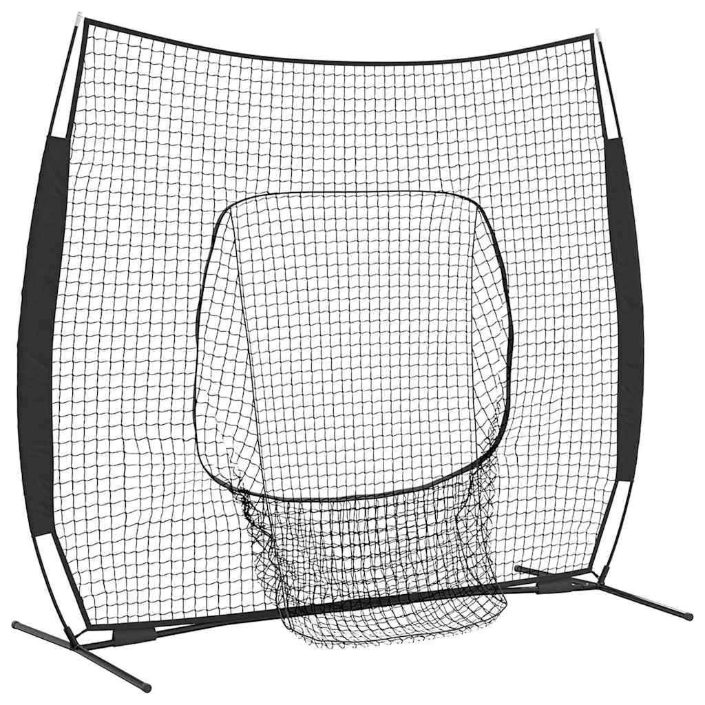 Baseball Practice Net Black 250 x 106 x 209 cm Polyester