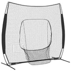 Baseball Practice Net Black 250 x 106 x 209 cm Polyester