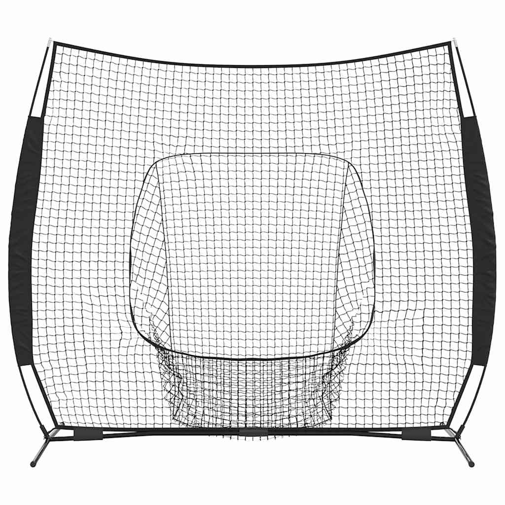 Baseball Practice Net Black 250 x 106 x 209 cm Polyester