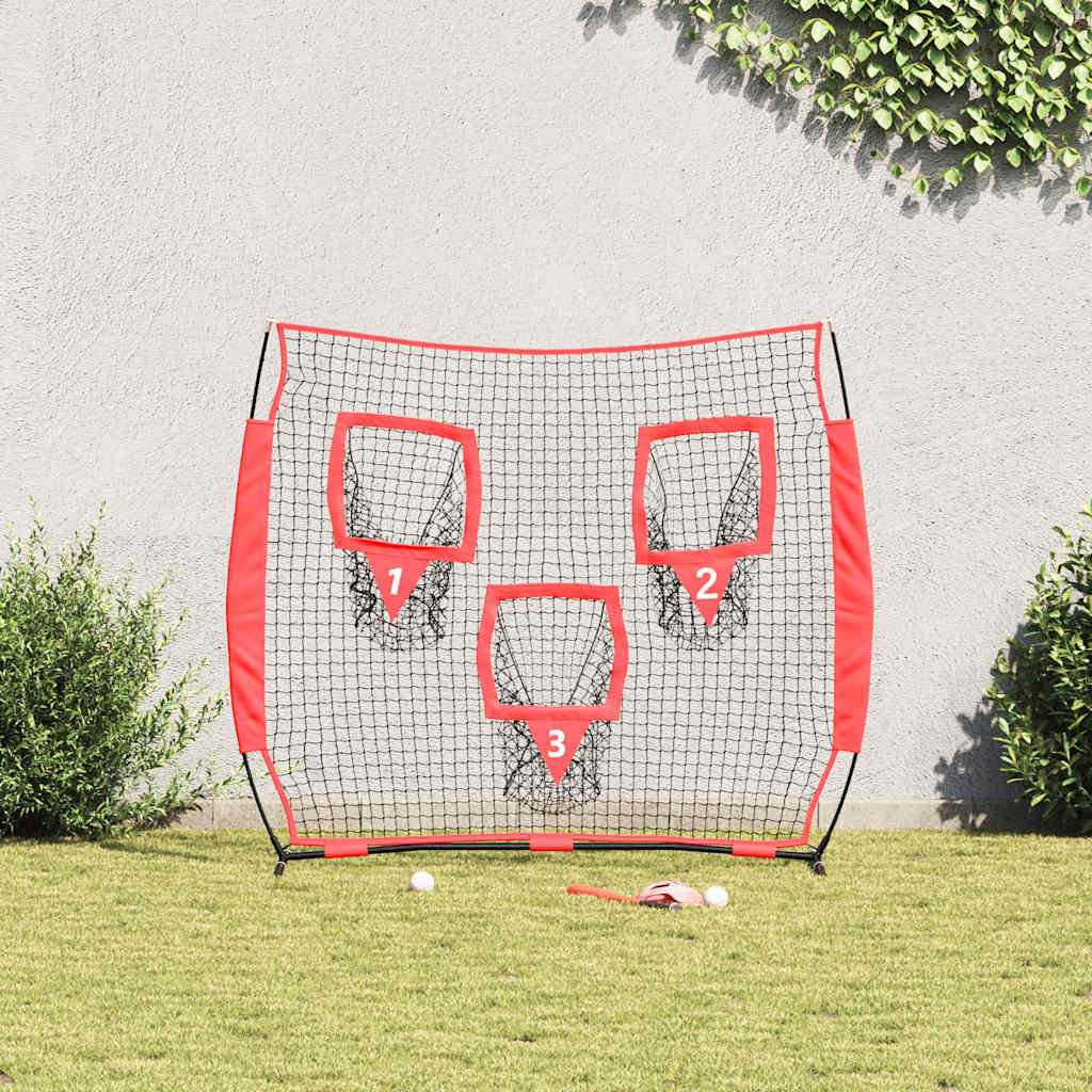 Baseball Practice Net Black 214.5 x 89.5 x 181 cm Polyester