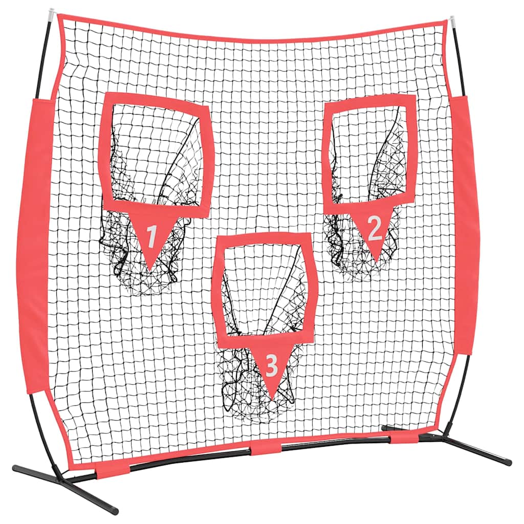 Baseball Practice Net Black 214.5 x 89.5 x 181 cm Polyester