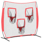 Baseball Practice Net Black 214.5 x 89.5 x 181 cm Polyester