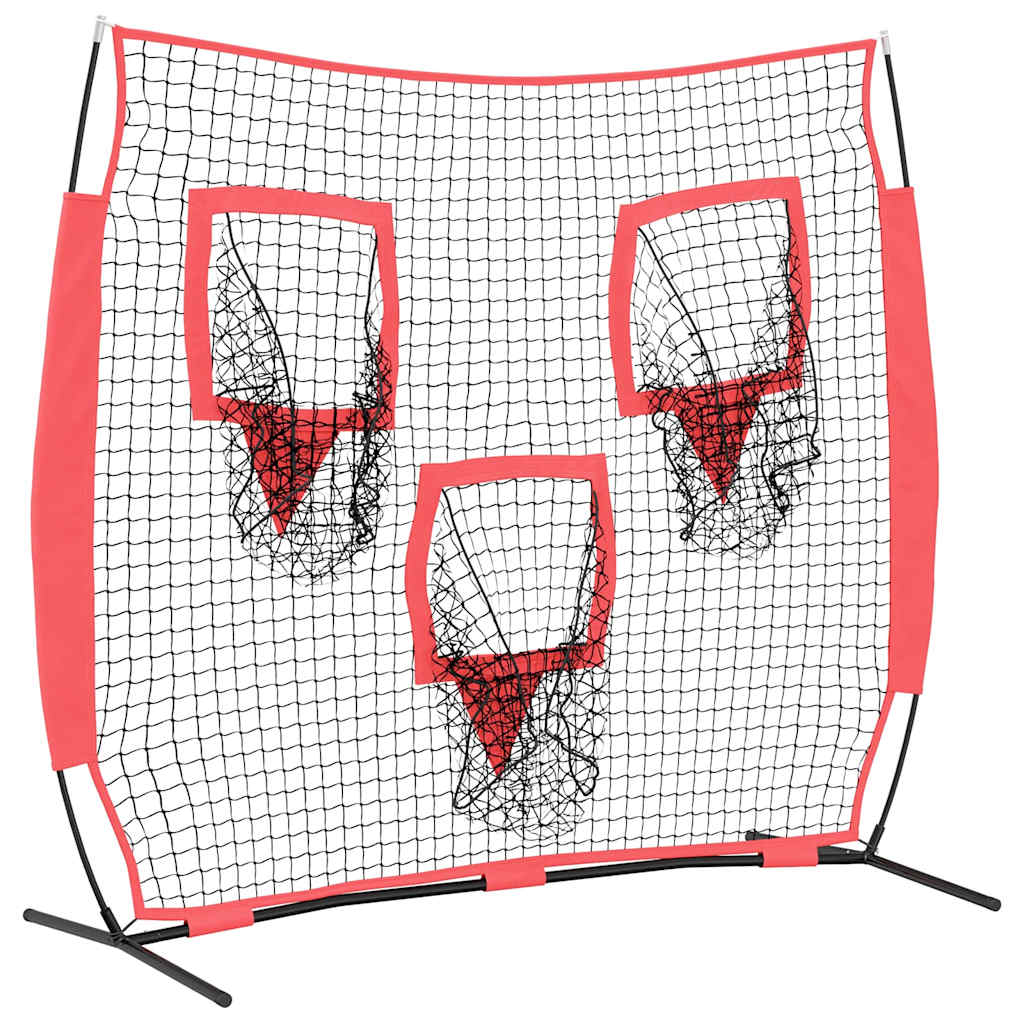 Baseball Practice Net Black 214.5 x 89.5 x 181 cm Polyester