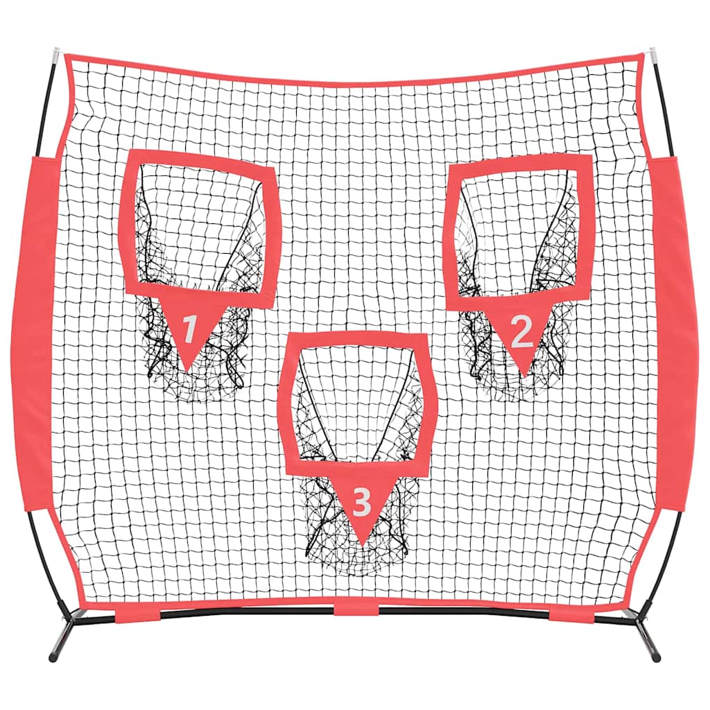 Baseball Practice Net Black 214.5 x 89.5 x 181 cm Polyester