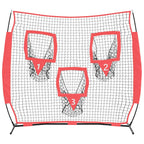 Baseball Practice Net Black 214.5 x 89.5 x 181 cm Polyester