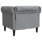 Sofa Light Grey 78.5 x 74.5 x 74.5 cm Polyester