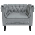 Sofa Light Grey 78.5 x 74.5 x 74.5 cm Polyester