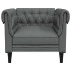 Sofa Dark Grey 78.5 x 74.5 x 74.5 cm Polyester