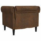 Sofa Brown 78.5 x 74.5 x 74.5 cm Polyester