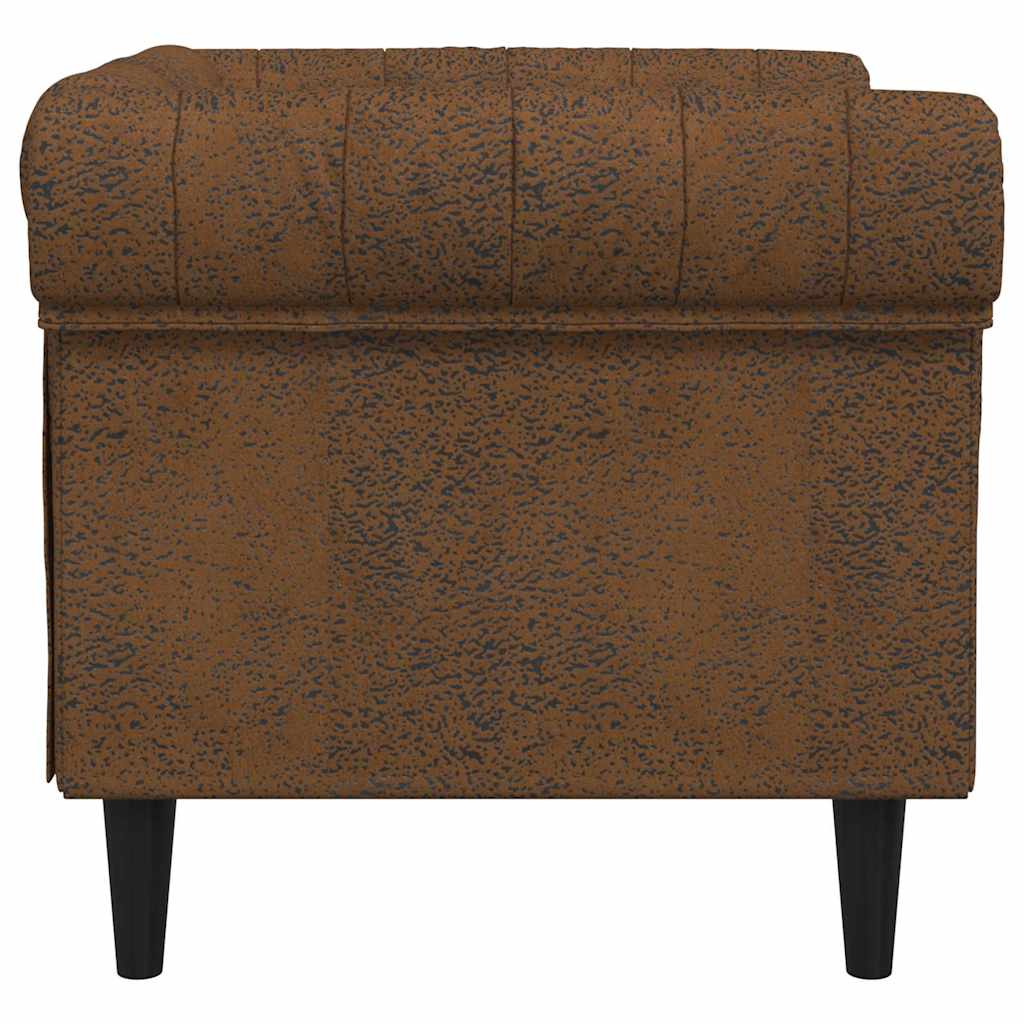 Sofa Brown 78.5 x 74.5 x 74.5 cm Polyester