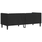 Sofa Black 194 x 74.5 x 70.5 cm PVC
