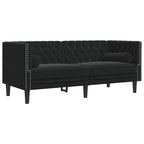 Sofa Black 174 x 74.5 x 70.5 cm Velvet