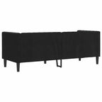 Sofa Black 194 x 74.5 x 70.5 cm Velvet