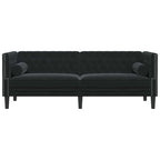Sofa Black 194 x 74.5 x 70.5 cm Velvet