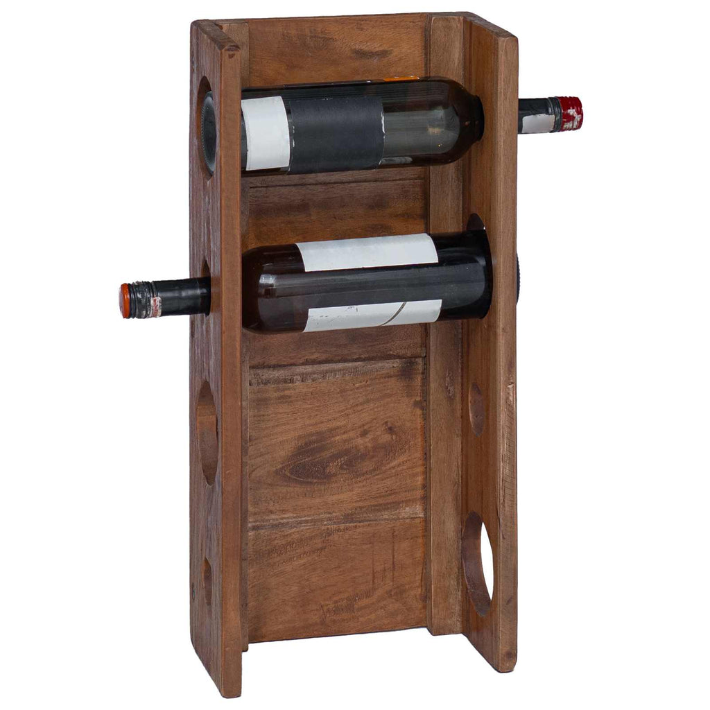 Rack Brown 24 x 13 x 54 cm Solid Mahogany Wood