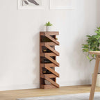 Rack Brown 24 x 14 x 80 cm Solid Mahogany Wood