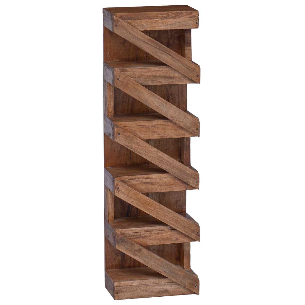 Rack Brown 24 x 14 x 80 cm Solid Mahogany Wood