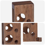 Rack Brown 20 x 25 x 100 cm Solid Mahogany Wood