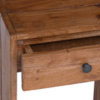 Bedside Table Brown 63 x 30 x 79 cm Solid Mahogany Wood