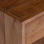 Bedside Table Brown 63 x 30 x 79 cm Solid Mahogany Wood