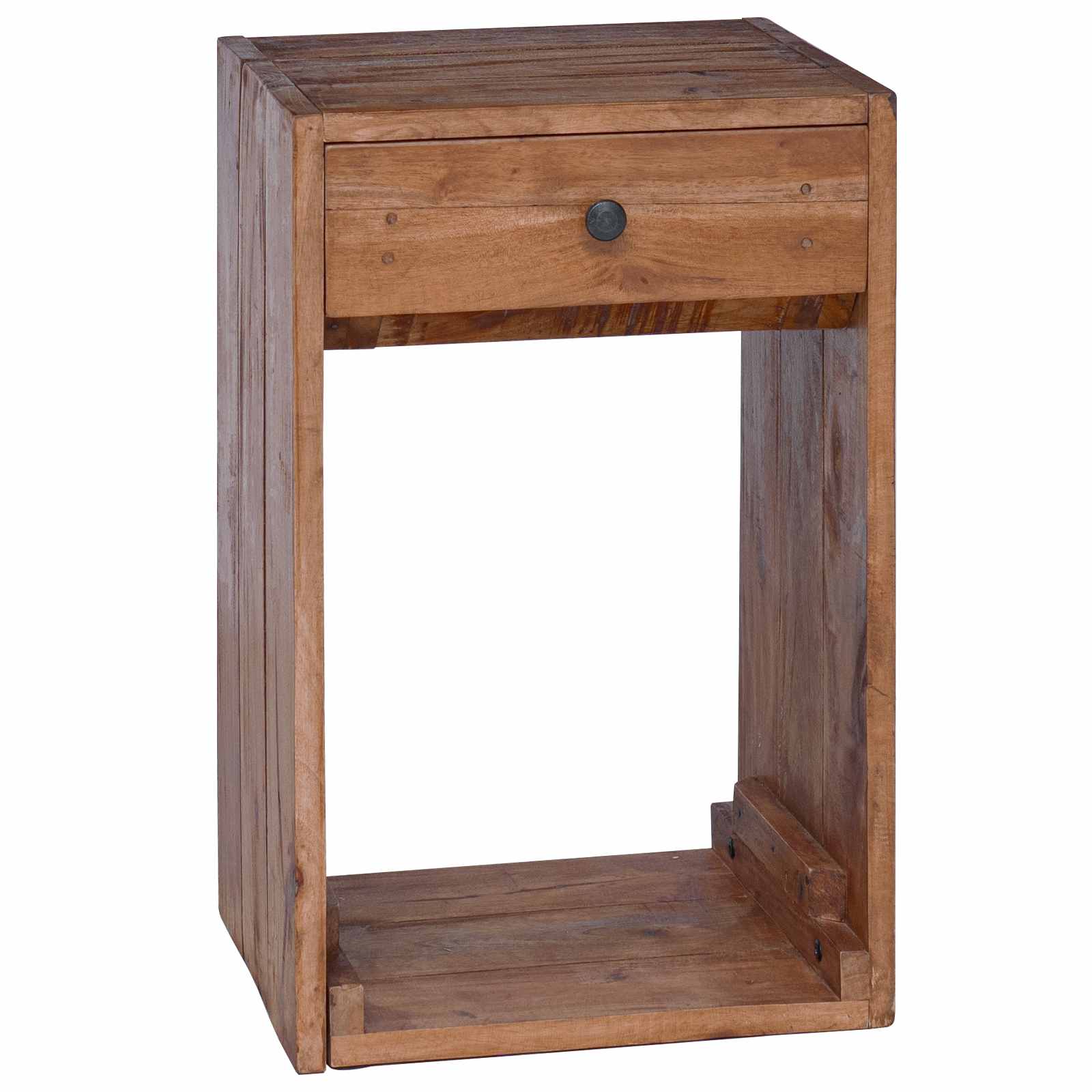 Bedside Table Brown 63 x 30 x 79 cm Solid Mahogany Wood