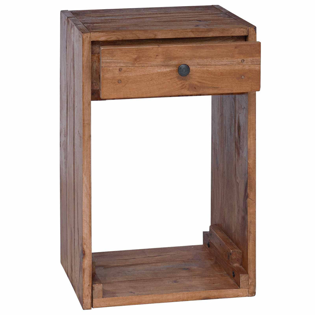 Bedside Table Brown 63 x 30 x 79 cm Solid Mahogany Wood