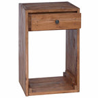 Bedside Table Brown 63 x 30 x 79 cm Solid Mahogany Wood