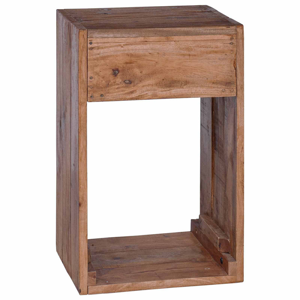 Bedside Table Brown 63 x 30 x 79 cm Solid Mahogany Wood