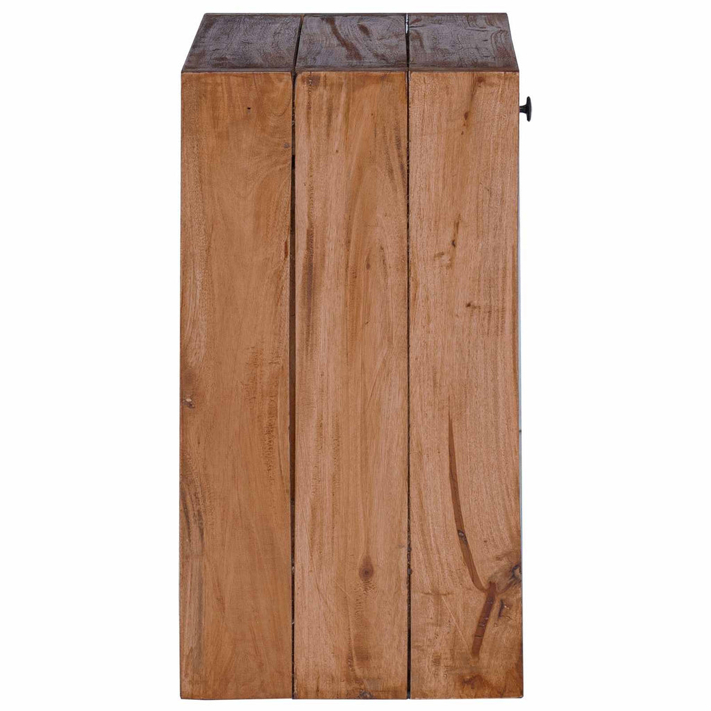 Bedside Table Brown 63 x 30 x 79 cm Solid Mahogany Wood