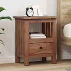 Bedside Table Brown 41 x 30 x 50 cm Solid Mahogany Wood